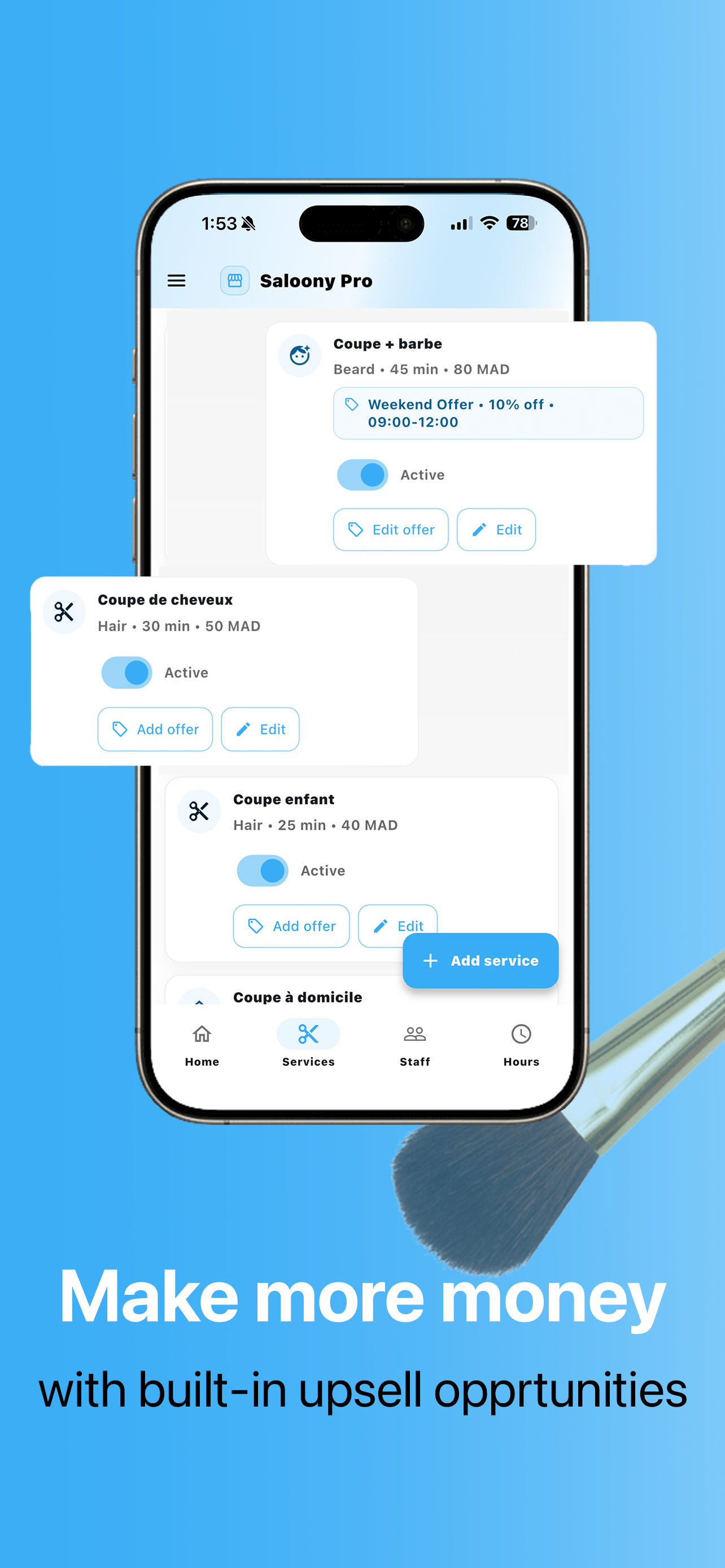 Reservations Saloony Pro